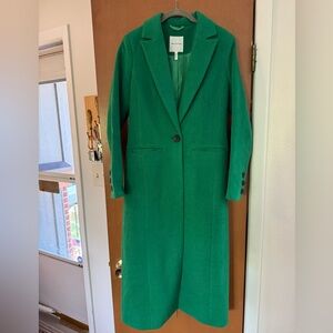 Avec Les Filles long green jacket coat XS women’s